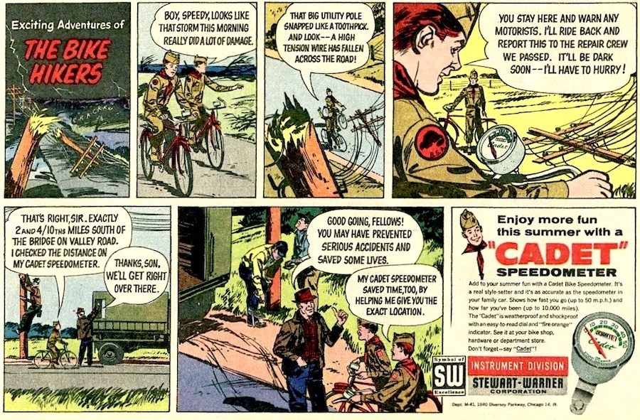 Cadet Speedometer comic