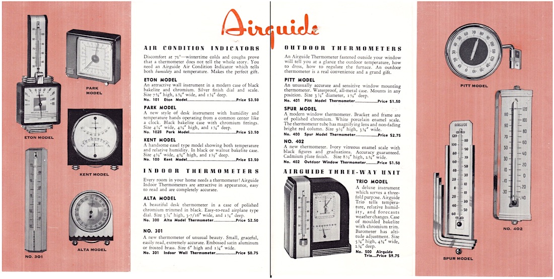 Airguide instruments 1938