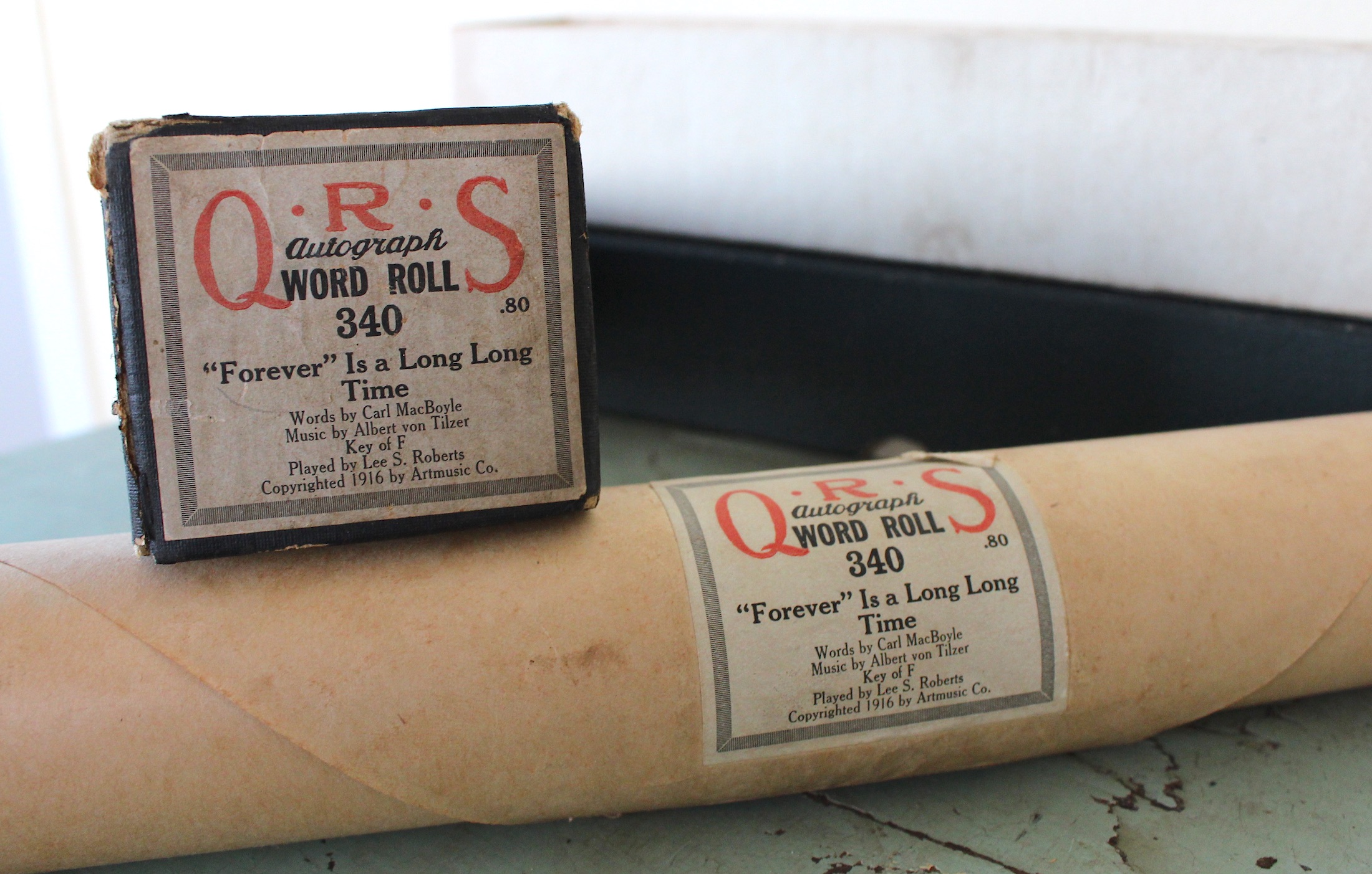QRS piano roll history