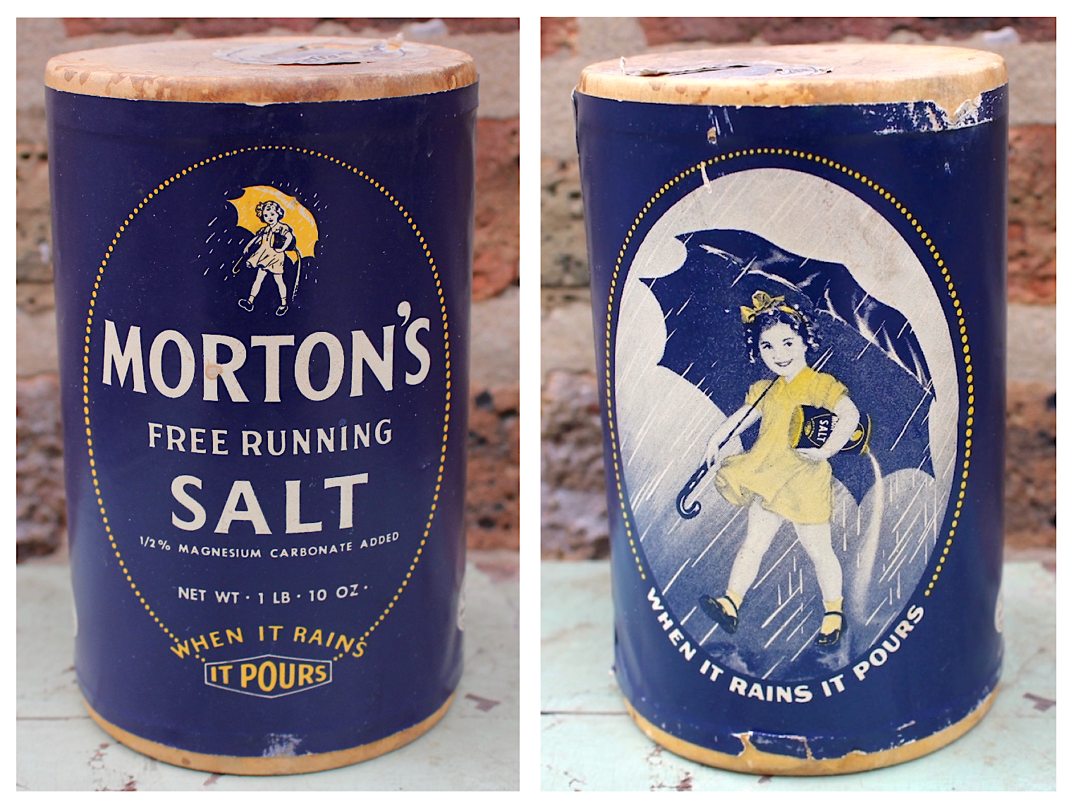 1970s Morton Lite Salt container, from the dumpster adventu…