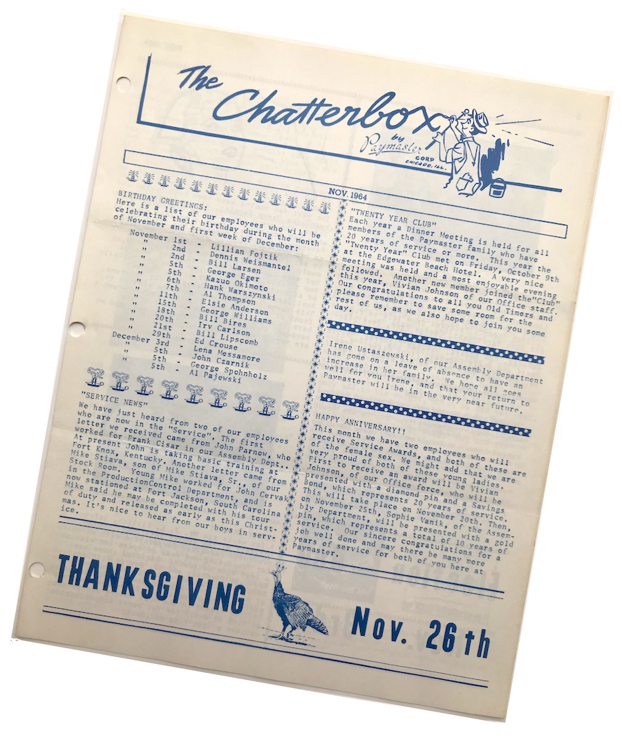 Paymaster Chatterbox