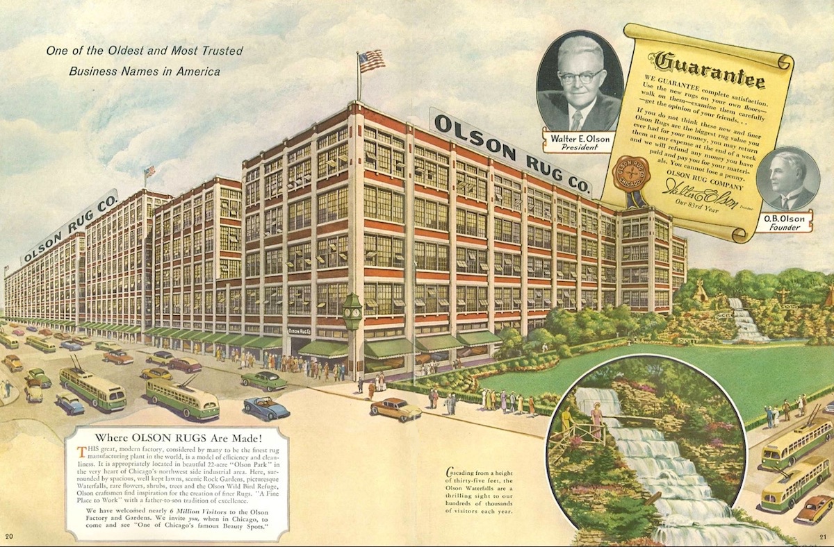 Olson Rug Factory 1957