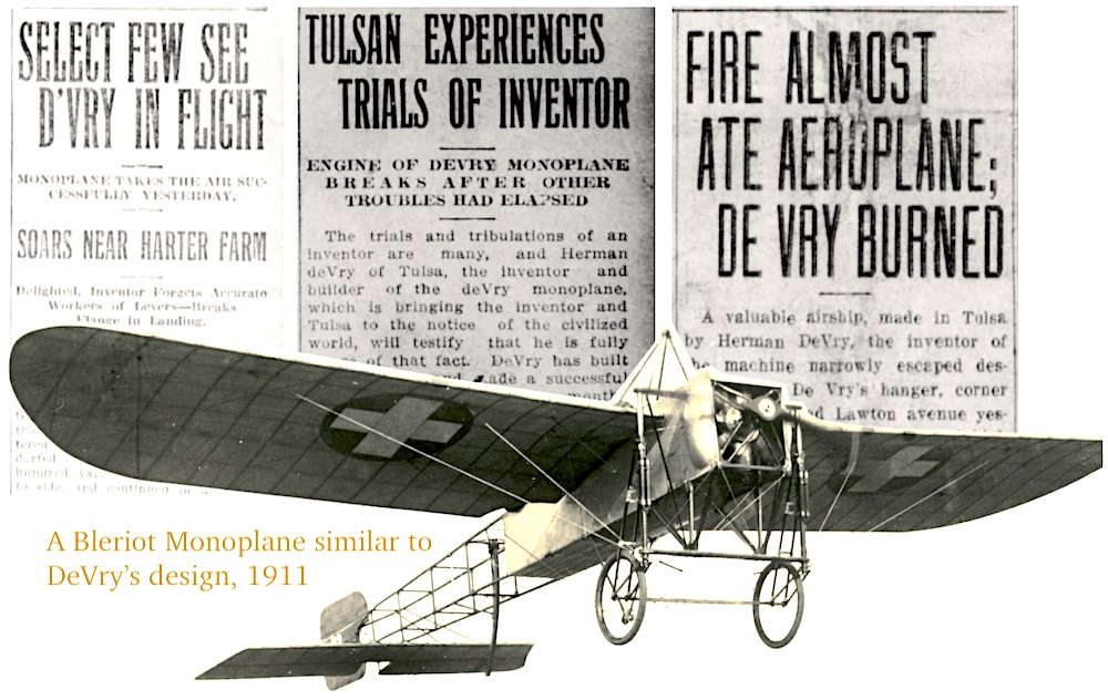 Herman DeVry Tulsa monoplane