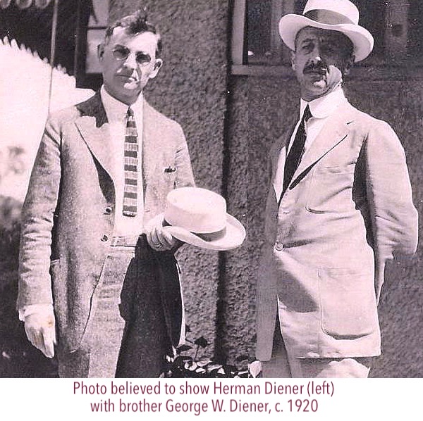 George and Herman Diener
