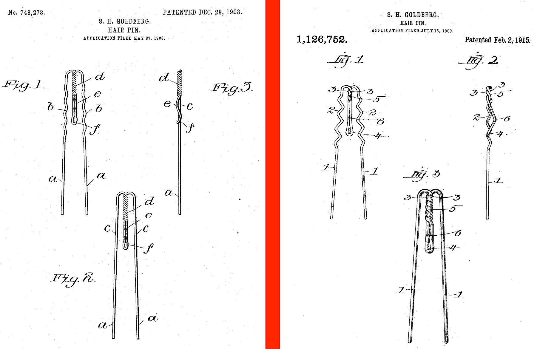 Hump Hairpin patent