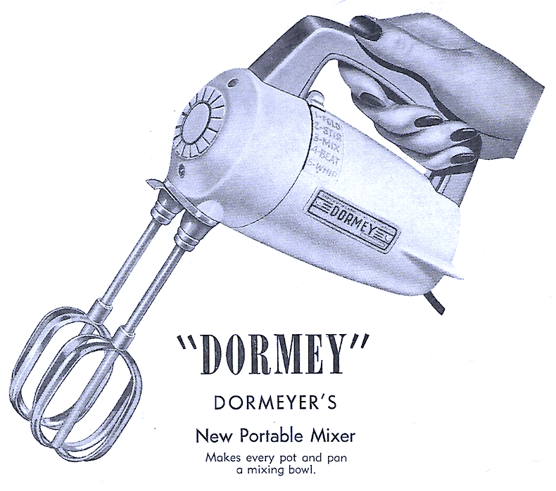 Vintage Dormeyer Handheld Mixer Model HM7, Hand Held Mixer