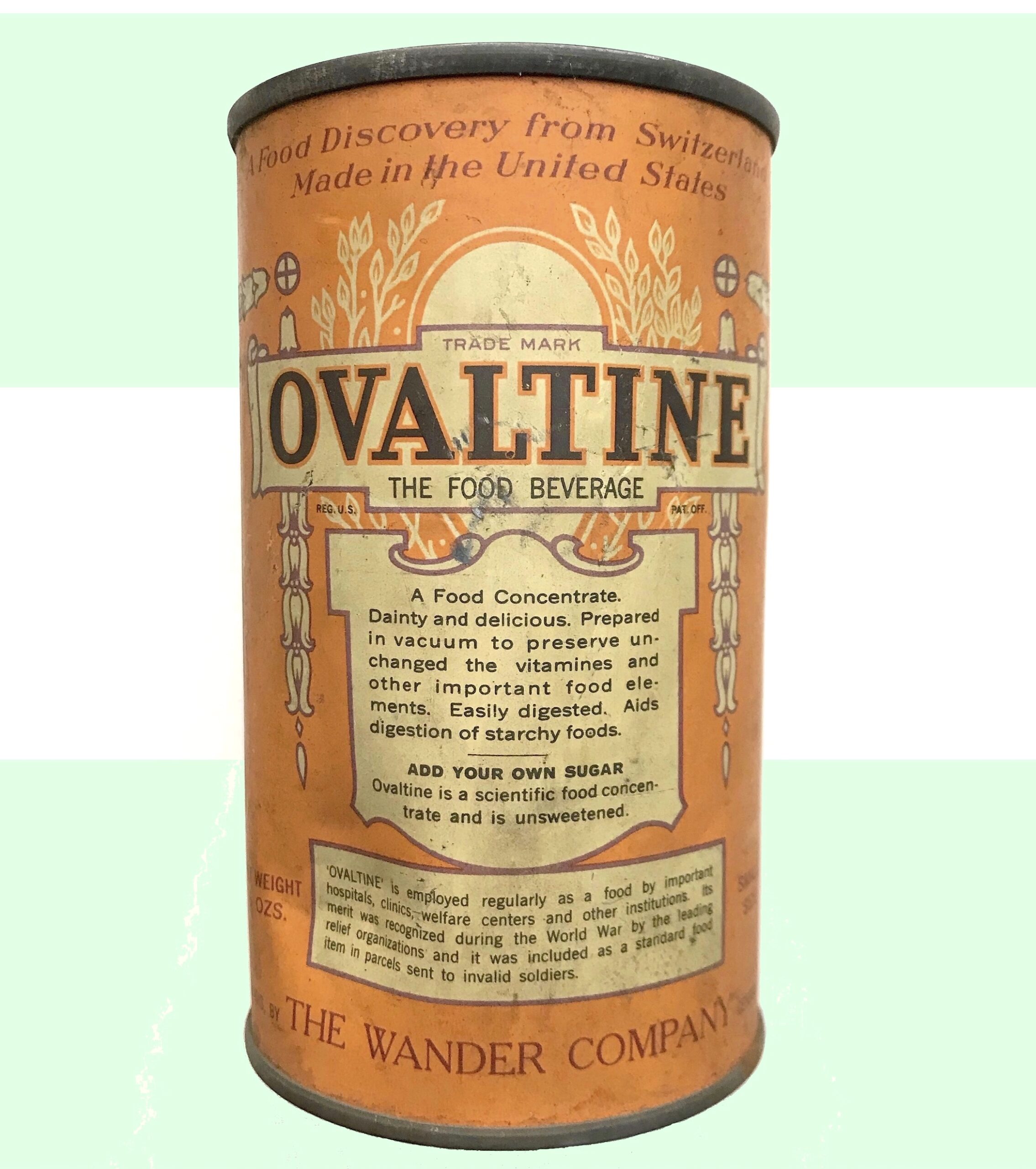 Wander Company Ovaltine 1921