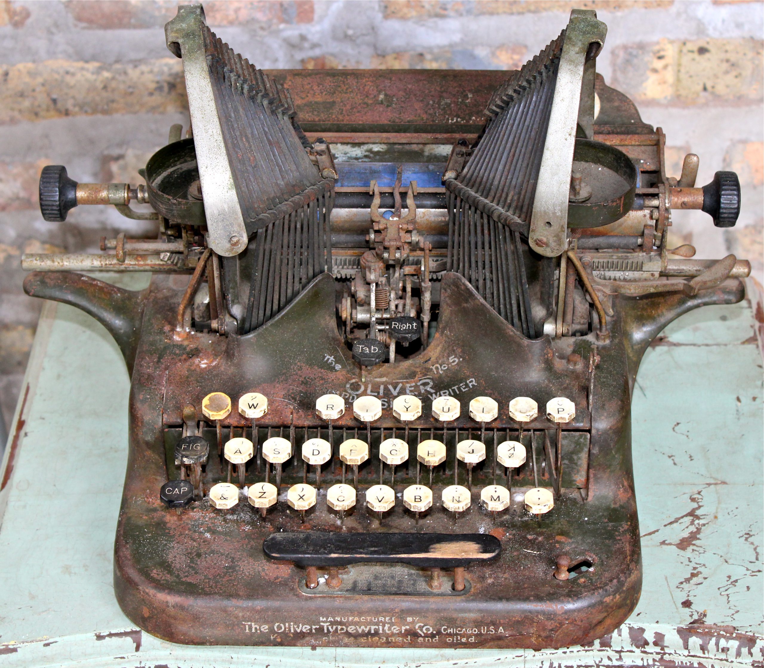 Oliver Typewriter No. 5 by Oliver Typewriter Co., c. 1910