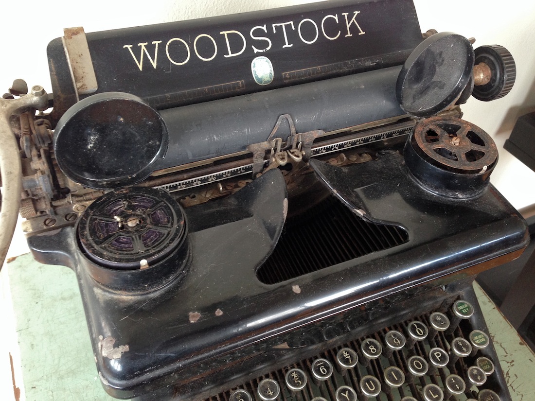 Vintage Woodstock Typewriter