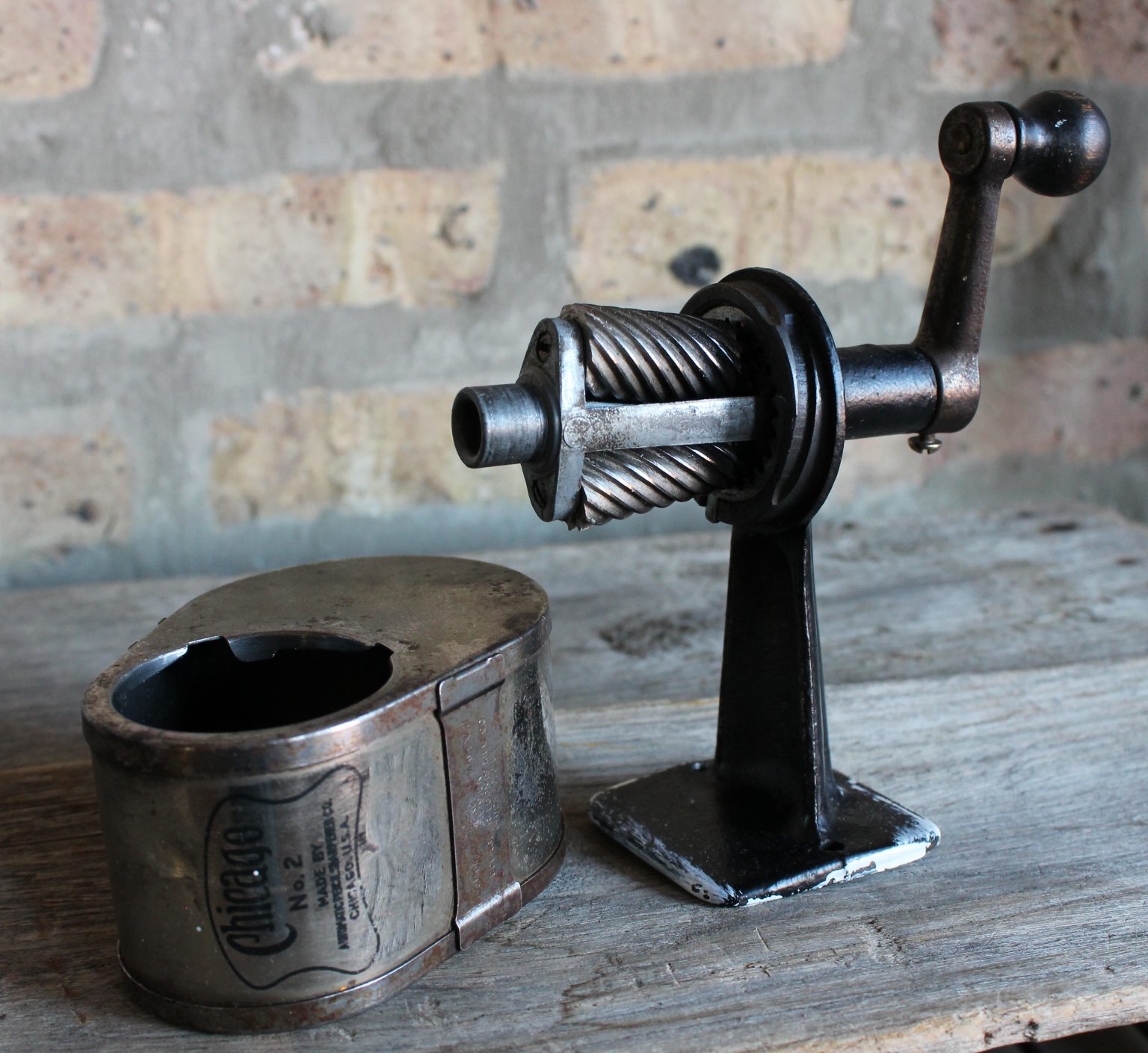 Chicago No. 2 Pencil Sharpener by APSCO, c. 1920s MadeinChicago Museum