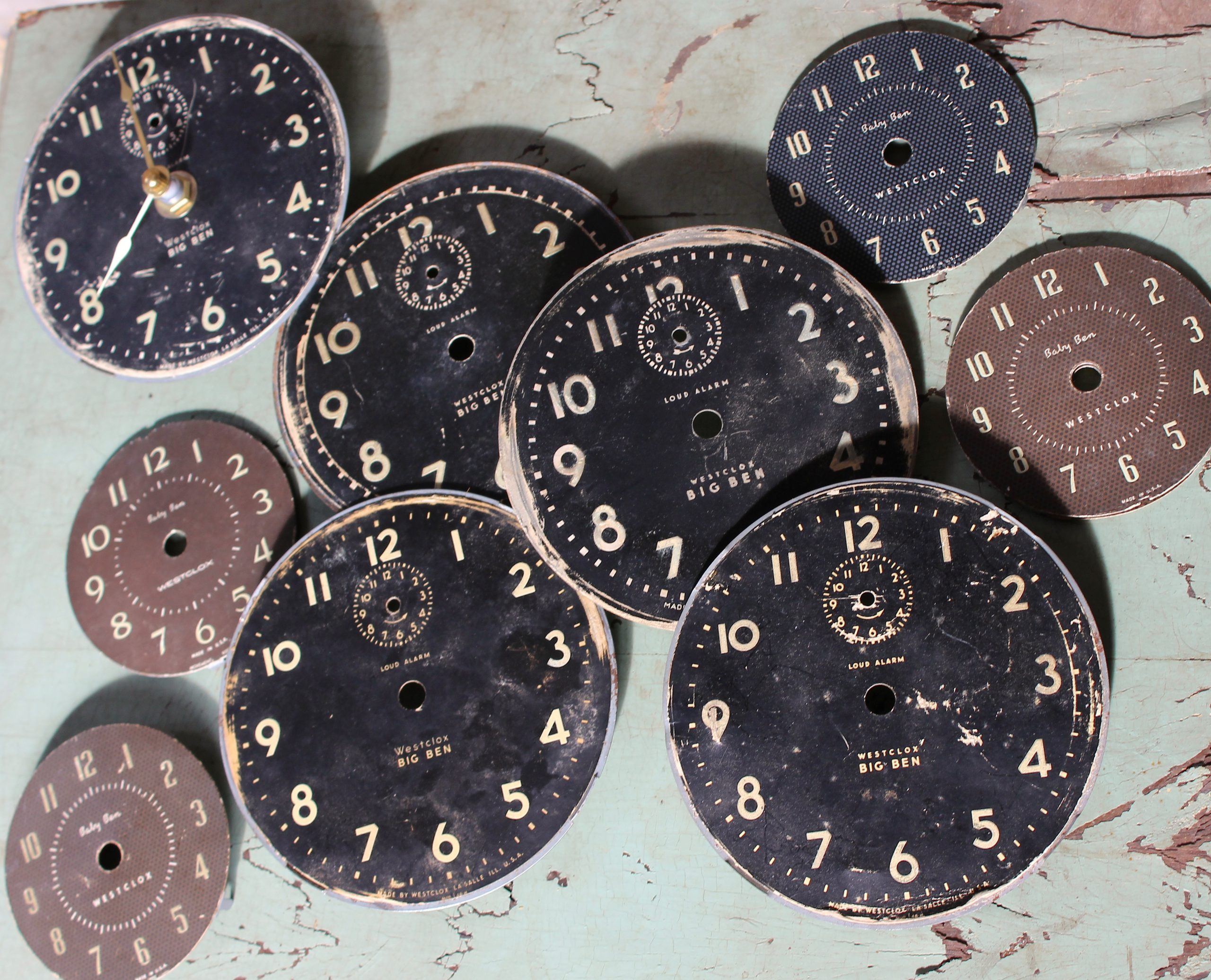 Details about   Vintage Westclox Baby Ben Alarm Clock Crystal NOS 3-1/8” Diameter 