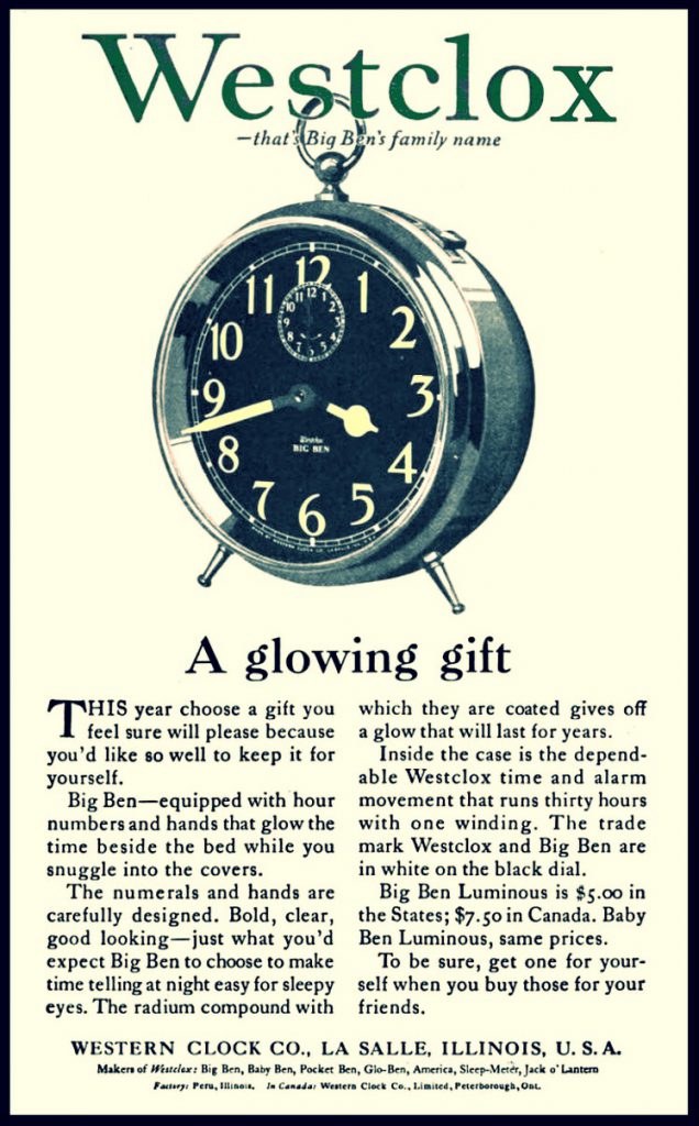 Western Clock MFG Co. (Westclox), est. 1888 MadeinChicago Museum