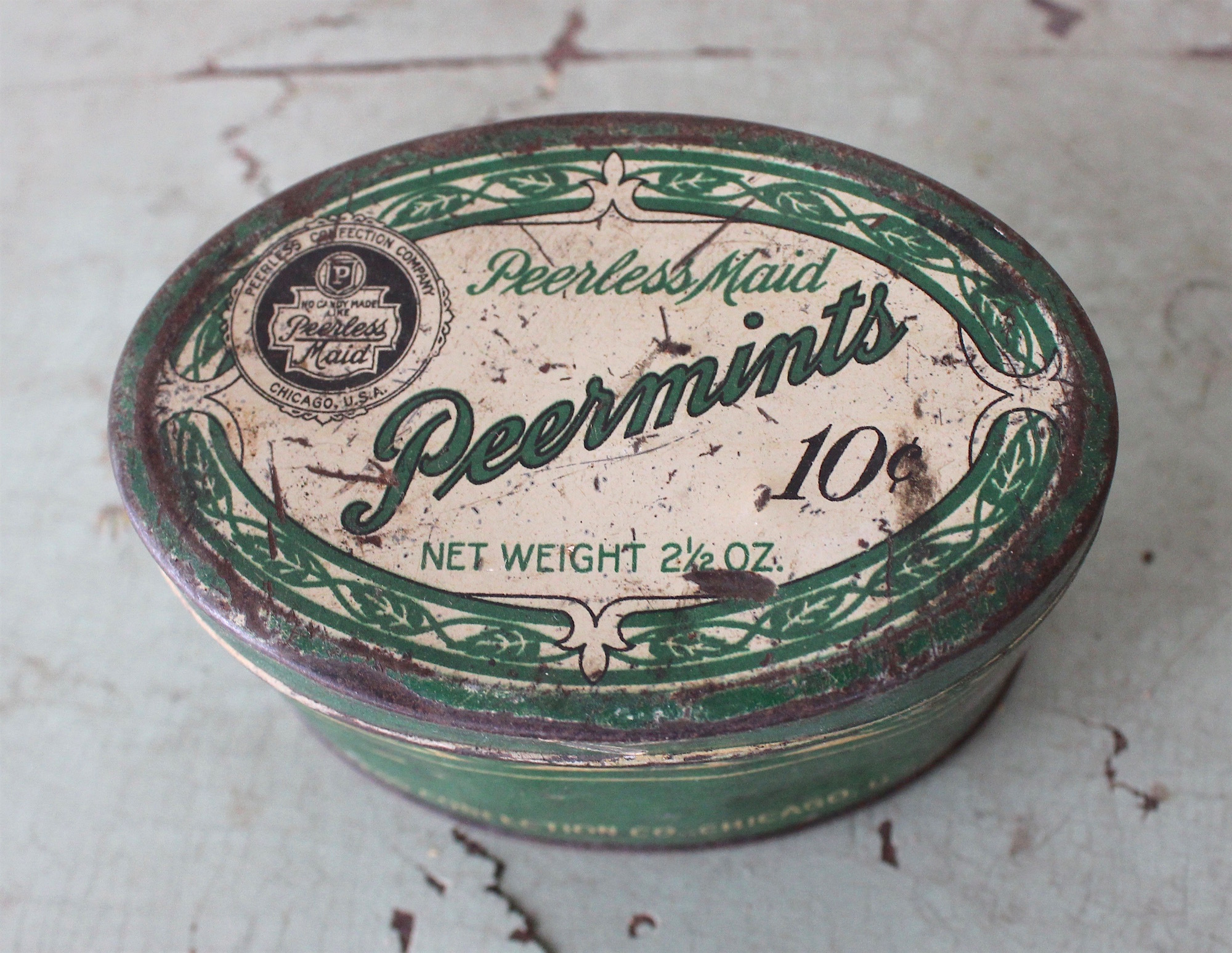 Peerless Maid Confection History - Peermints