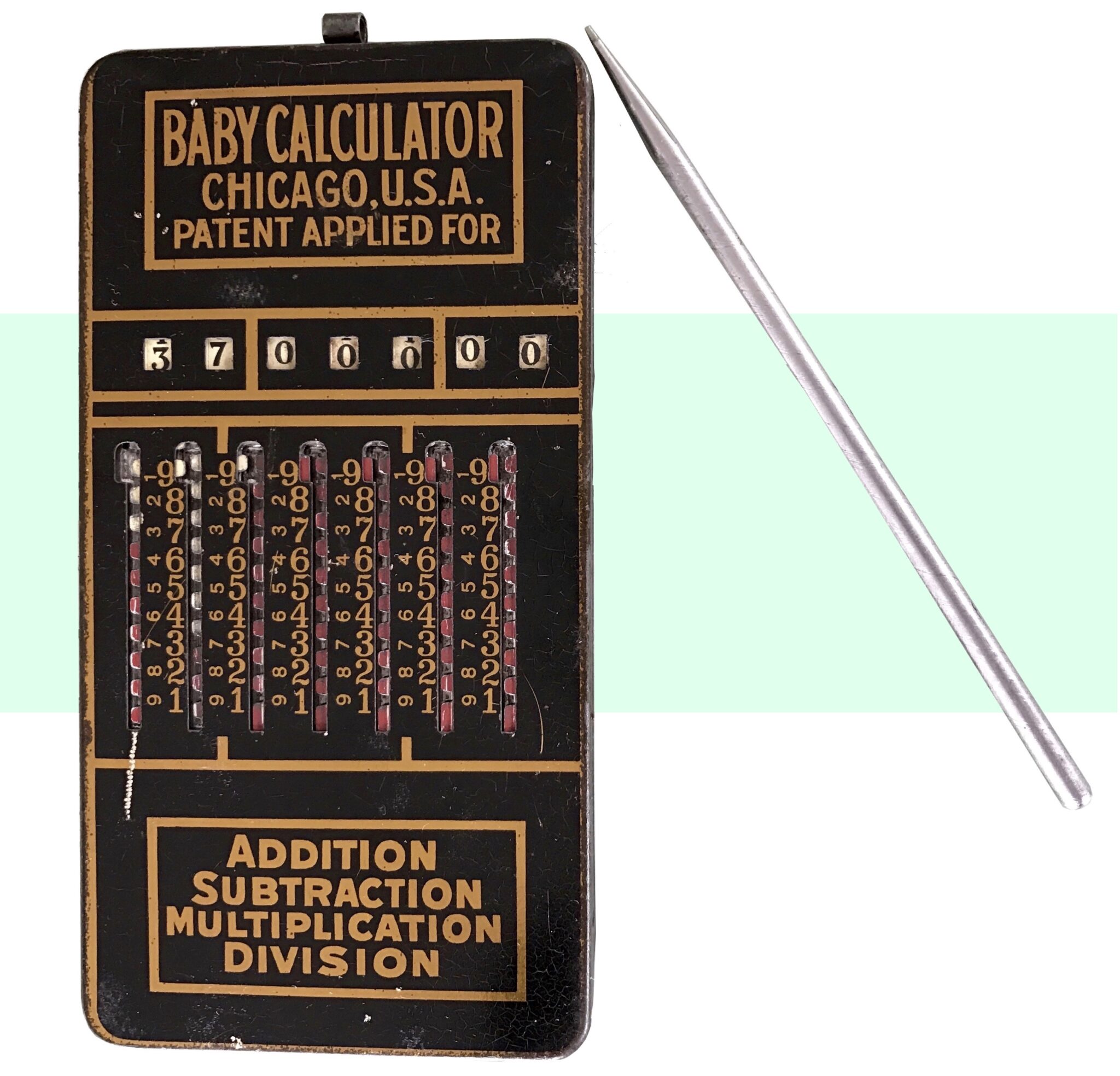 Baby Calculator Company, est. 1923 MadeinChicago Museum