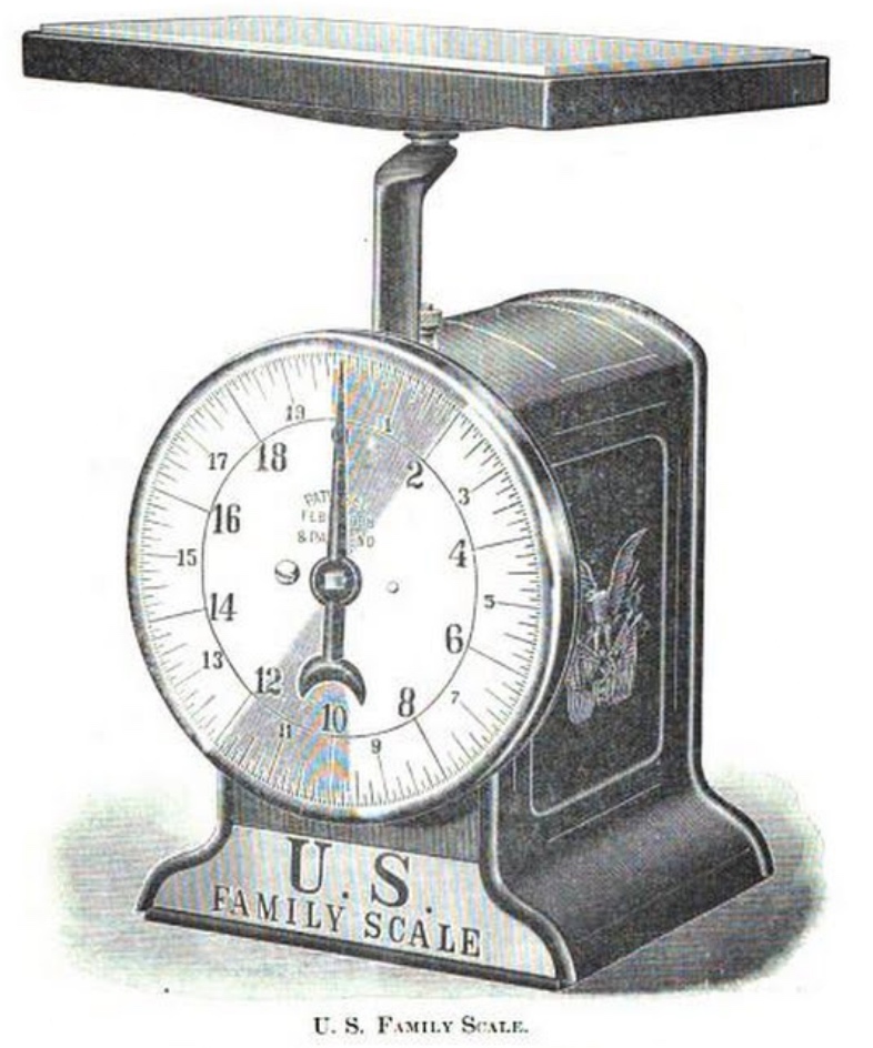Kitchen scale c.a 1930
