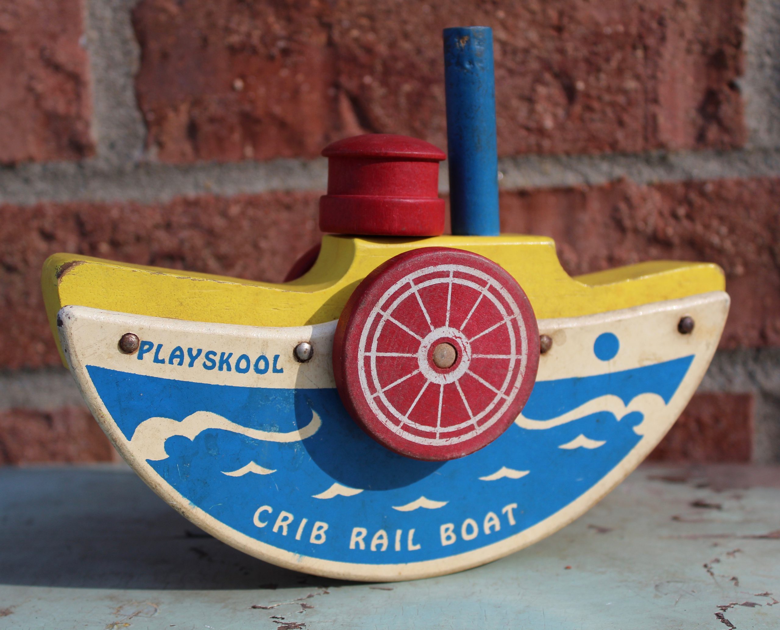 Playskool History - Crib Rail Boat