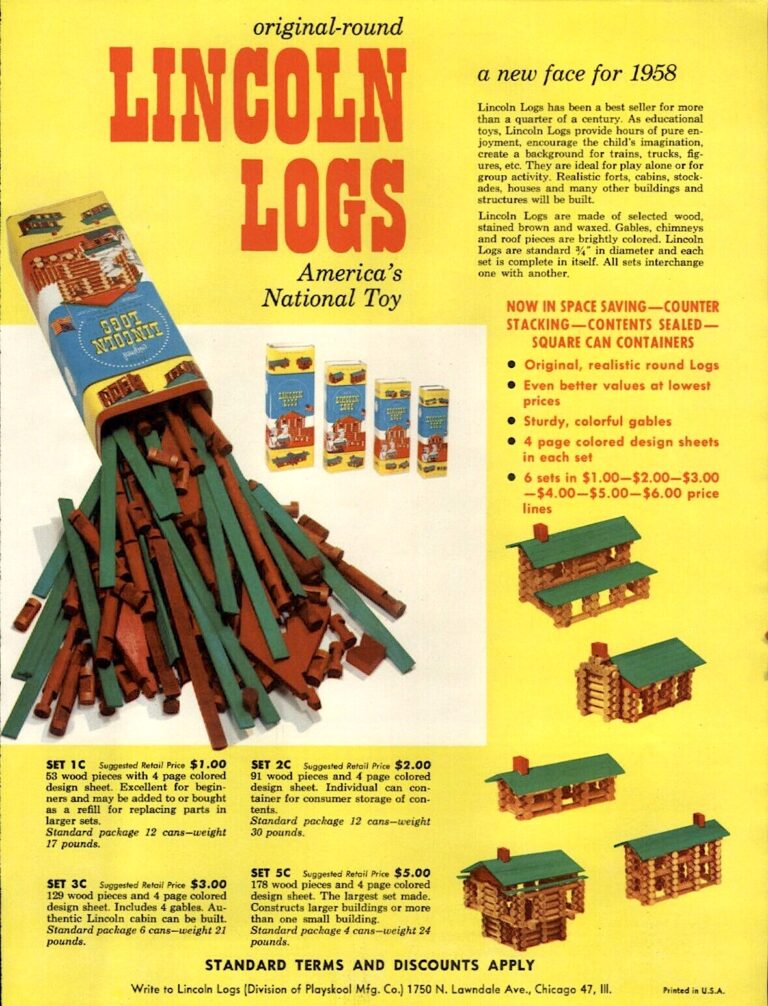 Lincoln Logs Company, est. 1916 MadeinChicago Museum