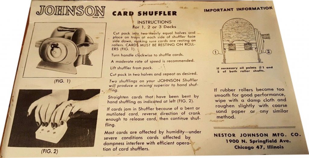 Card Shuffler by Nestor Johnson MFG Co., 1951 MadeinChicago Museum