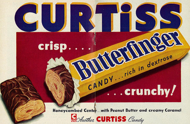 1933 Vintage Curtis  Candy  Refrigerator  Magnet  Advertising 