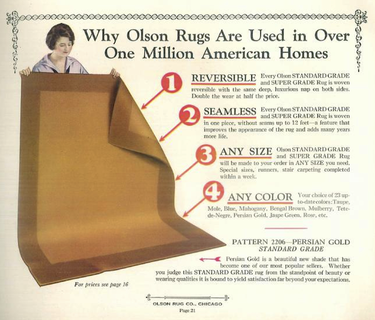 Olson Rug Company, est. 1874 MadeinChicago Museum