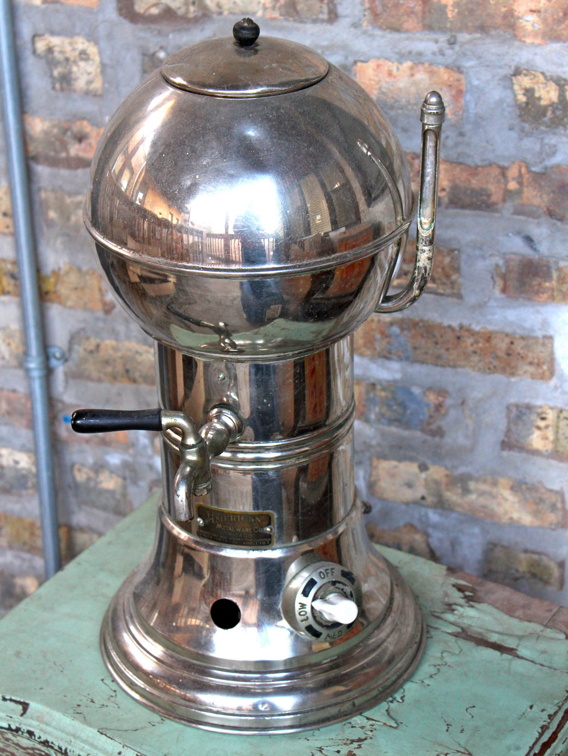 Vintage Empire The Metal Ware Corp Coffee Percolator NO CORD