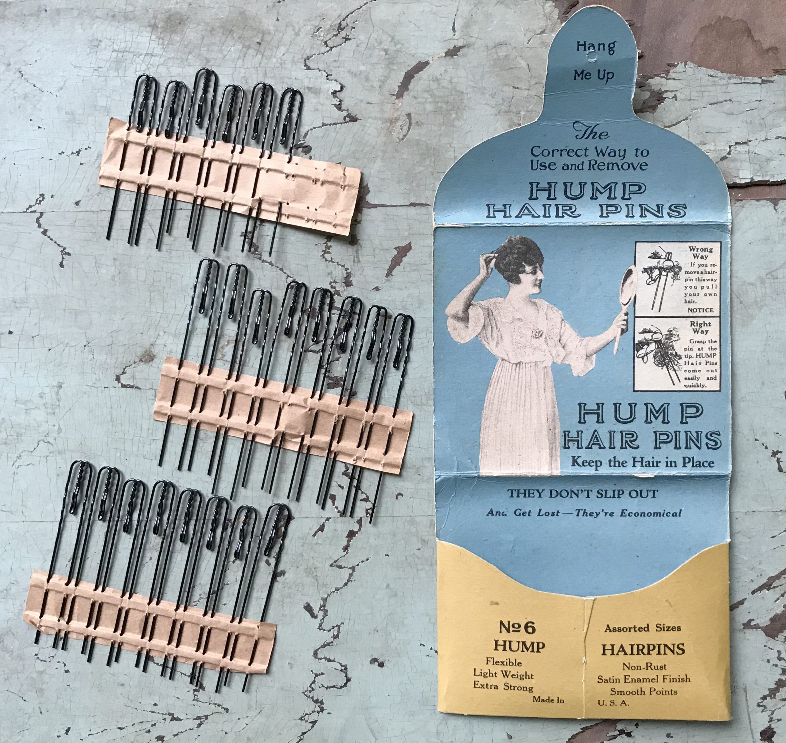 Hump Hair Pin History