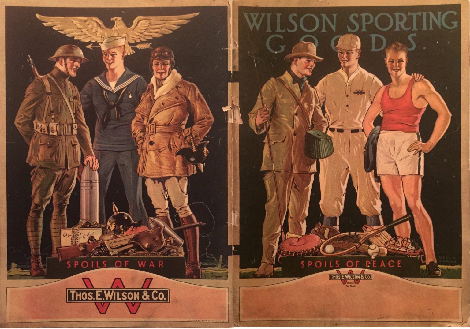Thos. E. Wilson & Co. / Wilson Sporting Goods, est. 1913 Madein