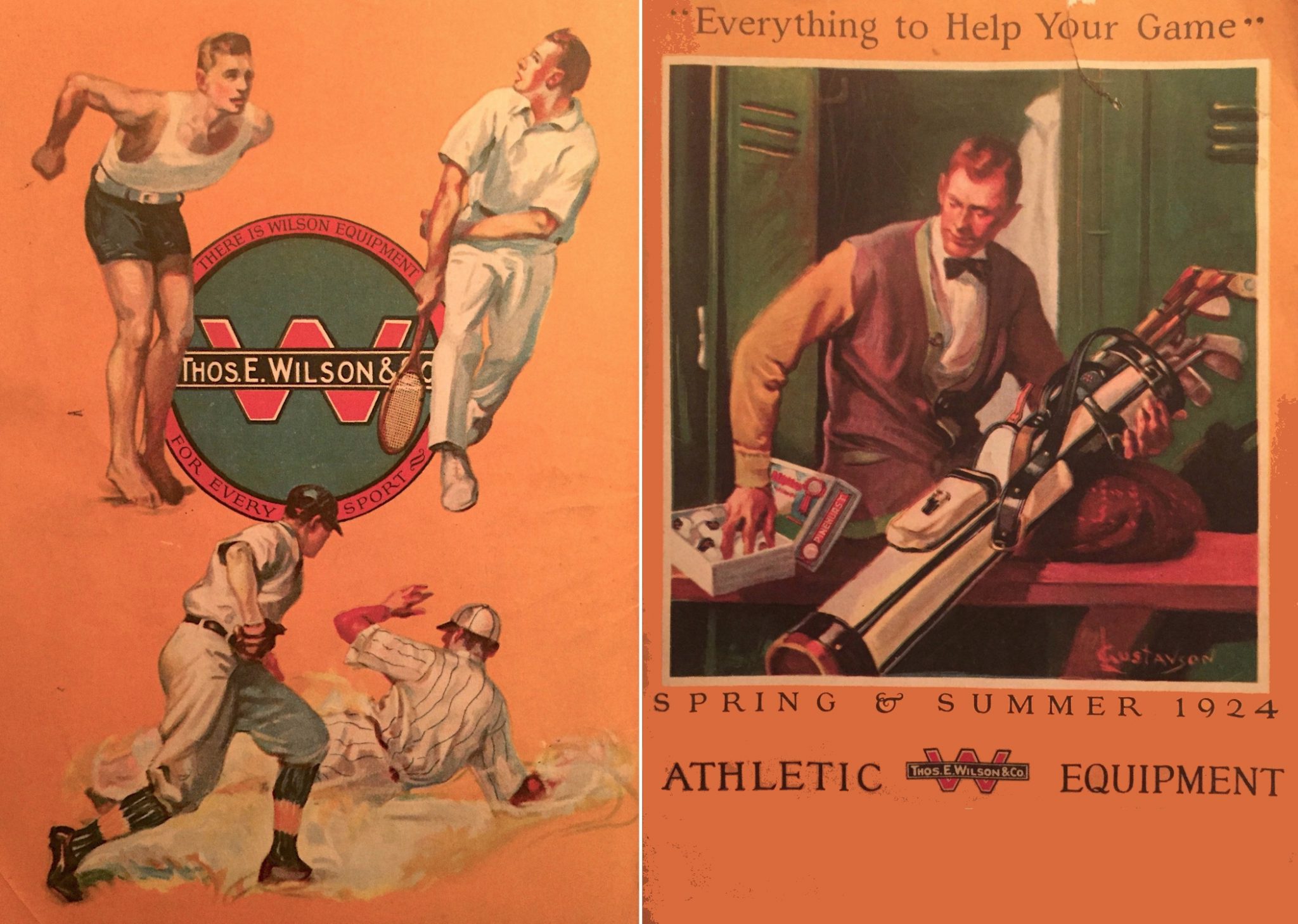 Thos. E. Wilson & Co. / Wilson Sporting Goods, est. 1913 Madein