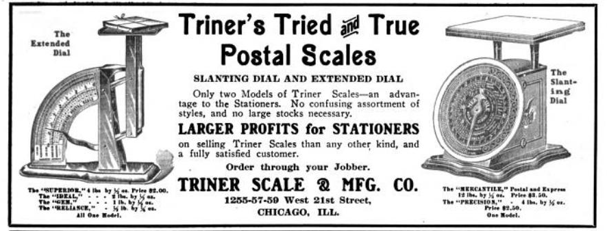 Triner Scale & MFG Co., est. 1903 - Made-in-Chicago Museum