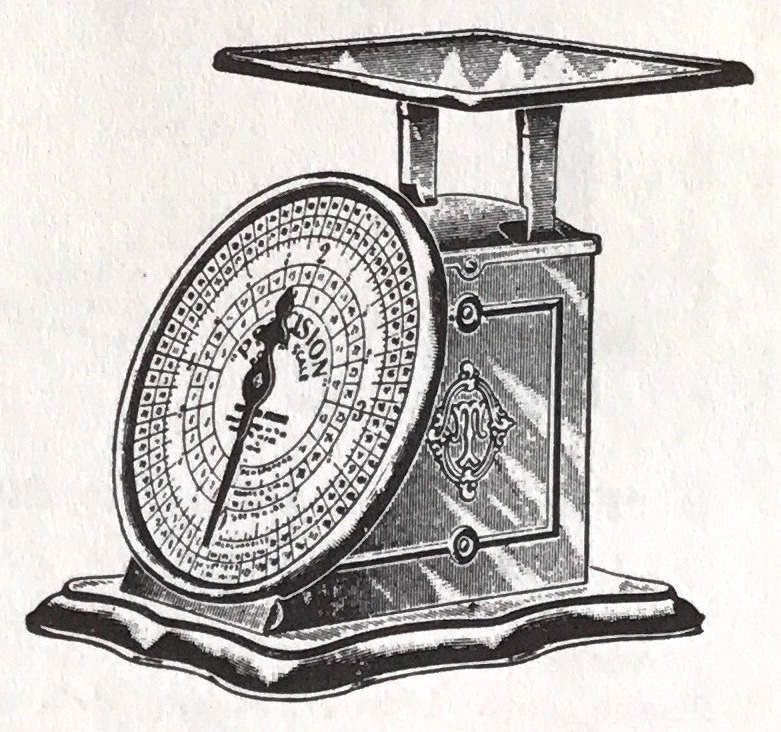 Antique Triner Mercantile Scale Postal Scale Kitchen Scale,  Italia