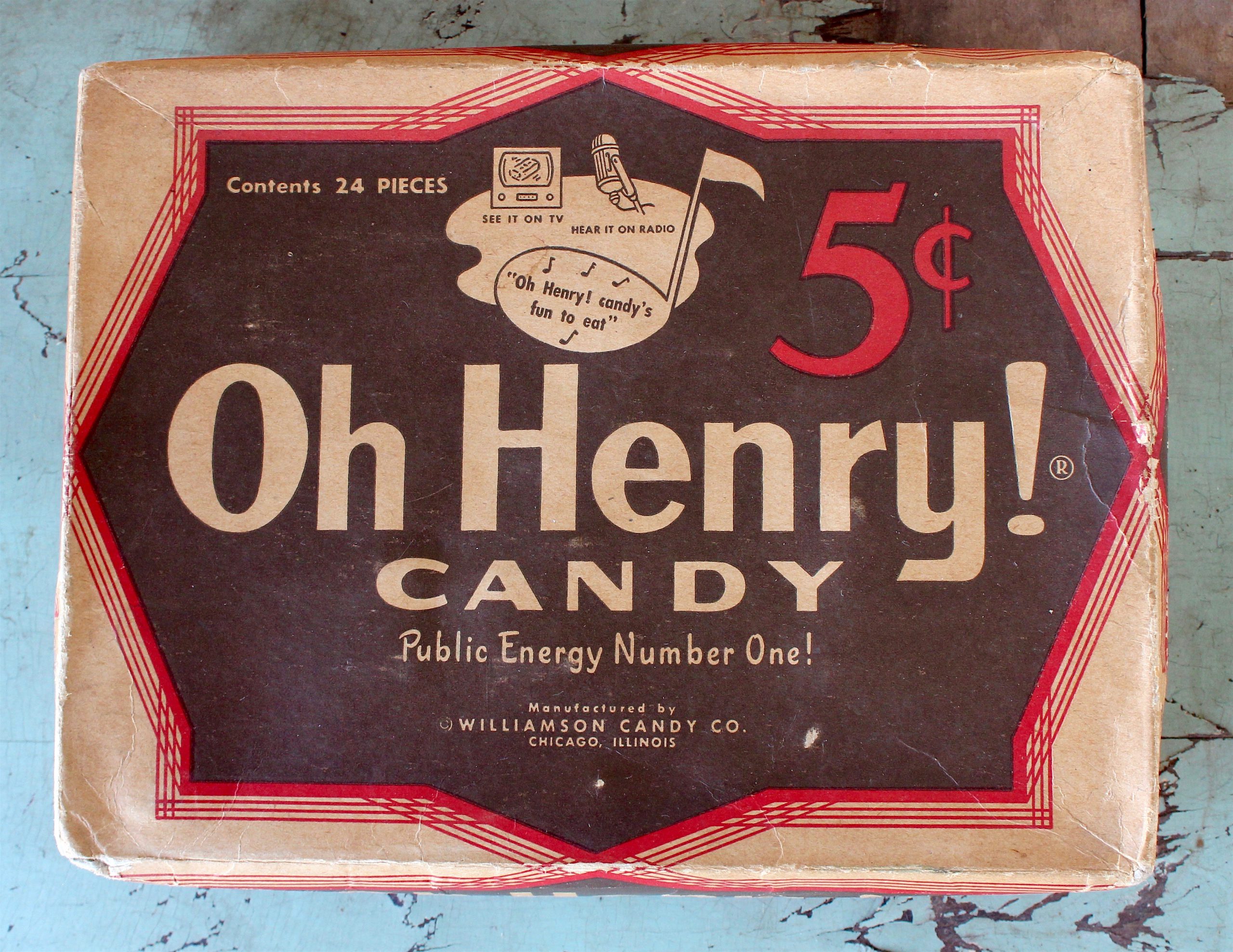 Oh Henry! and the Williamson Candy Co., est. 1917 MadeinChicago Museum