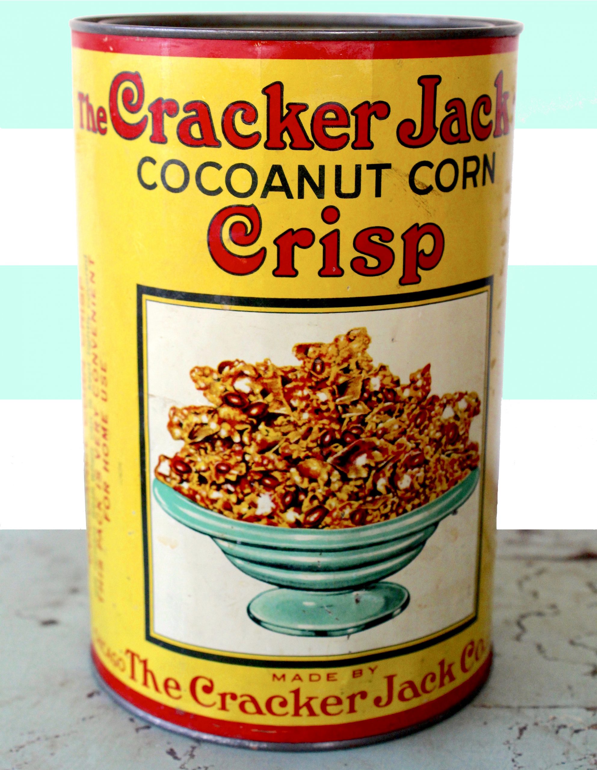 Cracker Jack History - Cocoanut Corn Crisp