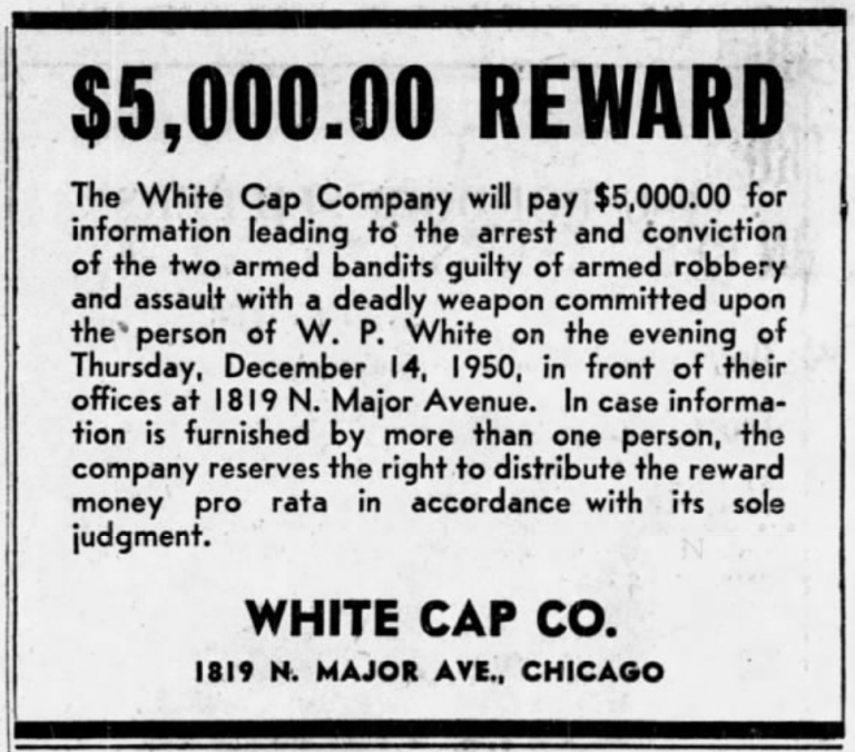 White Cap Company, est. 1926 MadeinChicago Museum