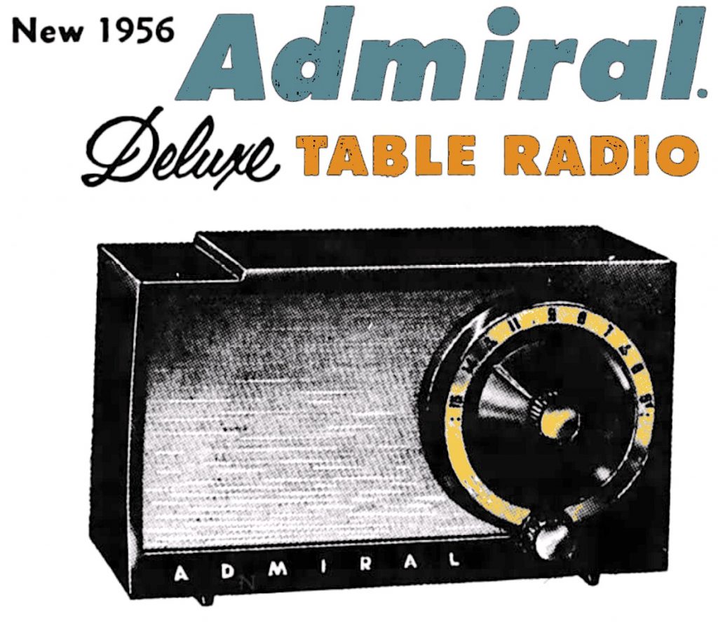Admiral Floor Model Radio