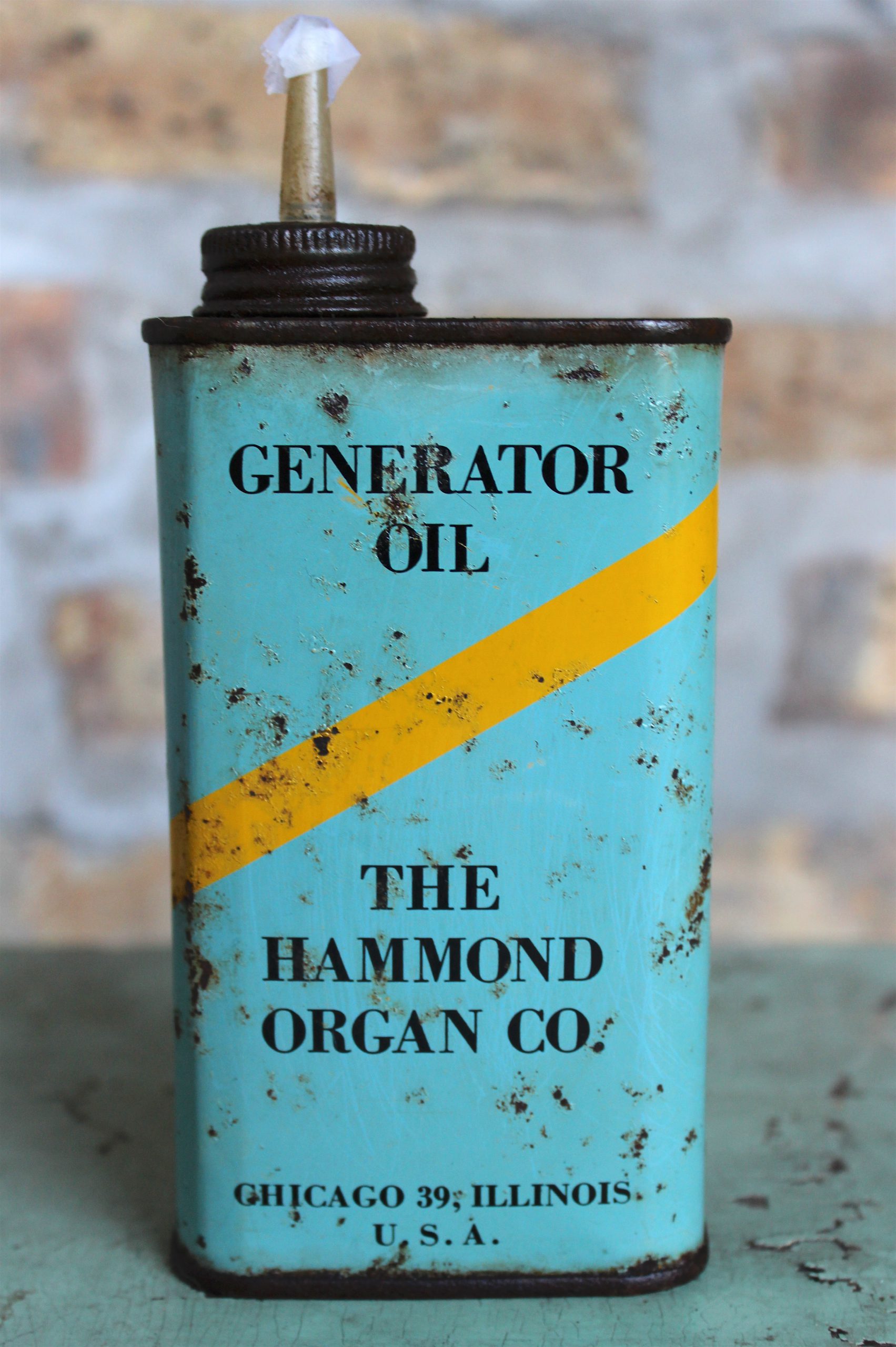 Hammond Organ History generator oil