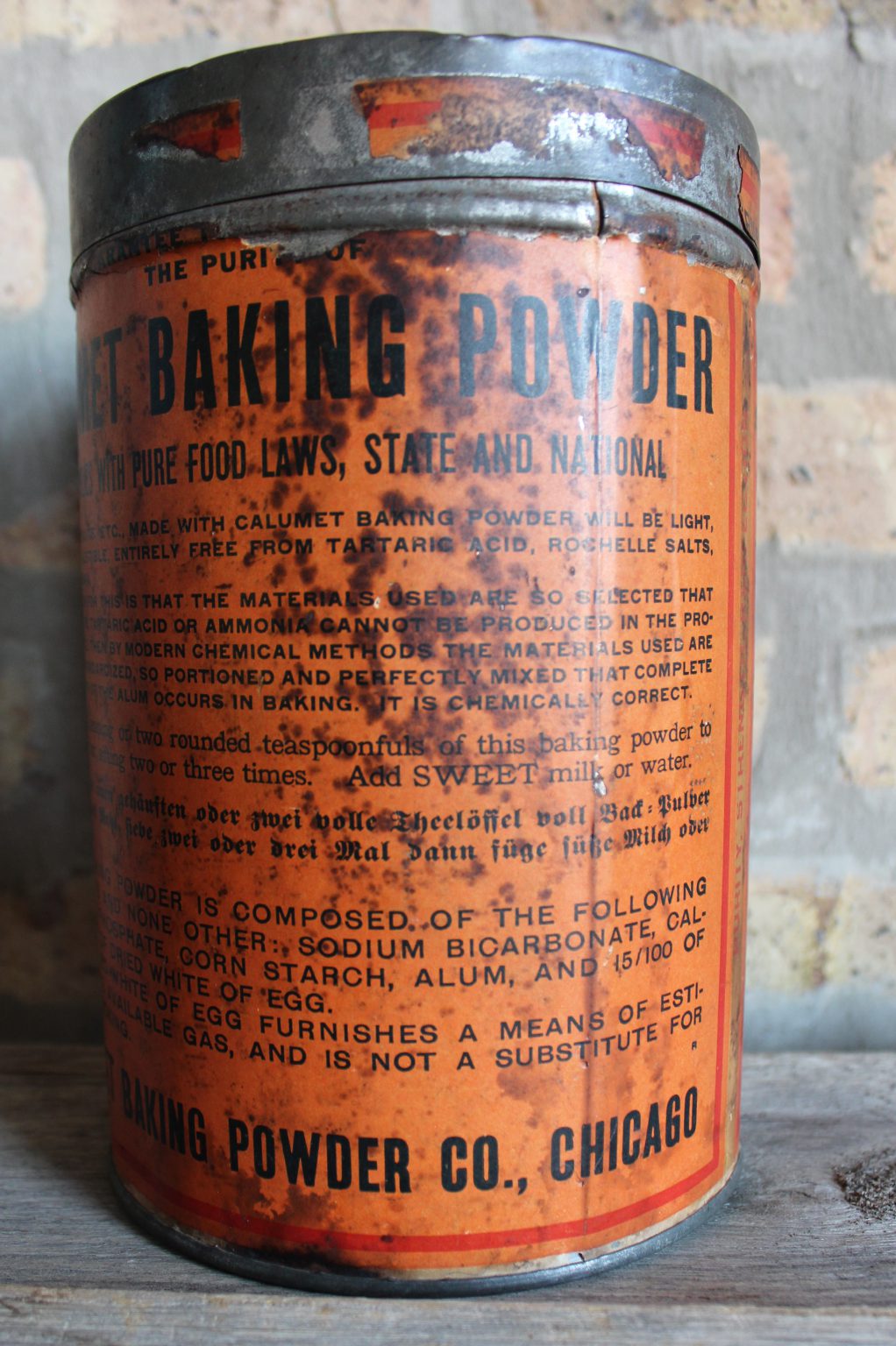 Calumet Baking Powder Company, est. 1889 MadeinChicago Museum