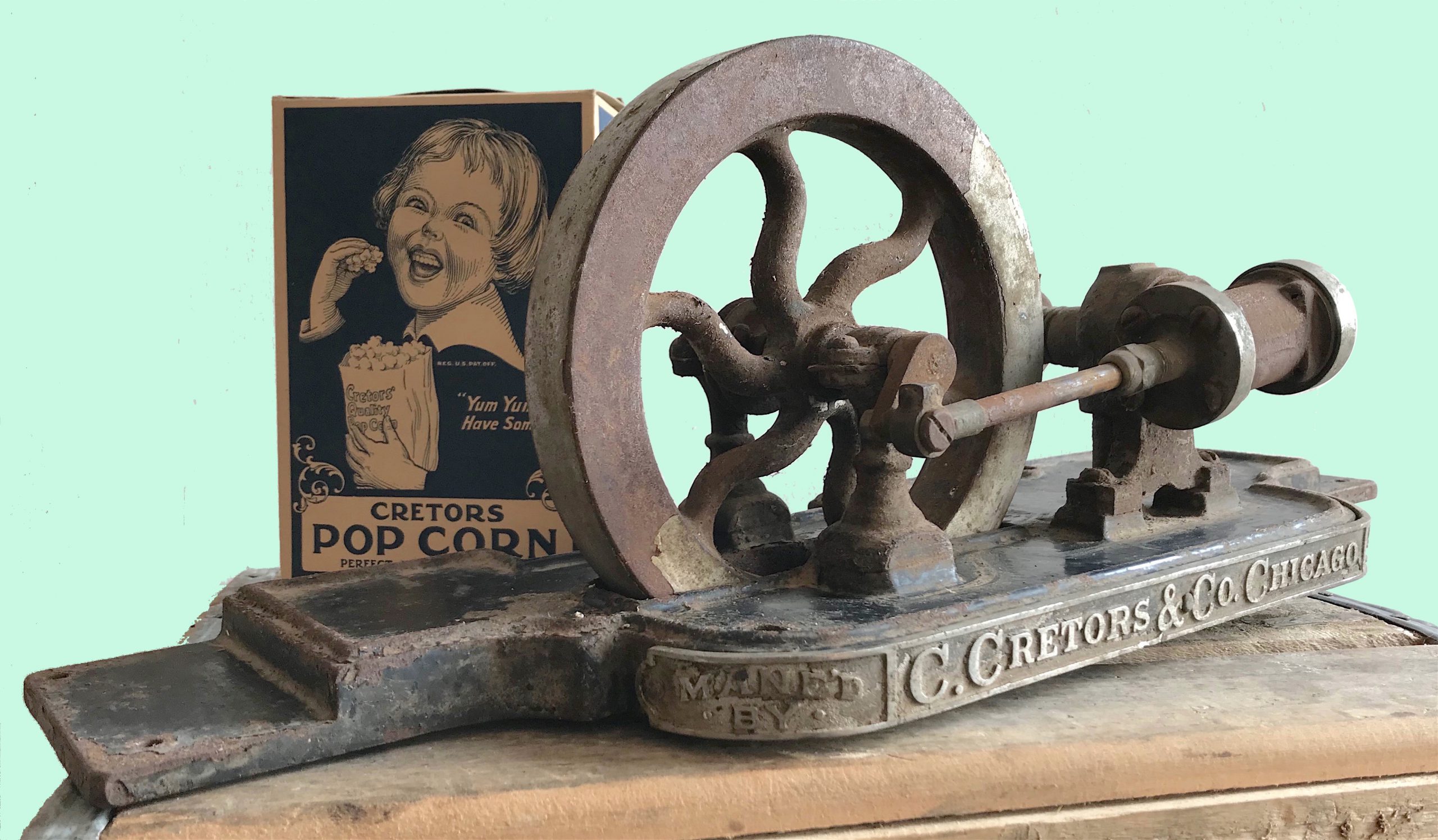 C. Cretors Popcorn Wagon Steam Engine