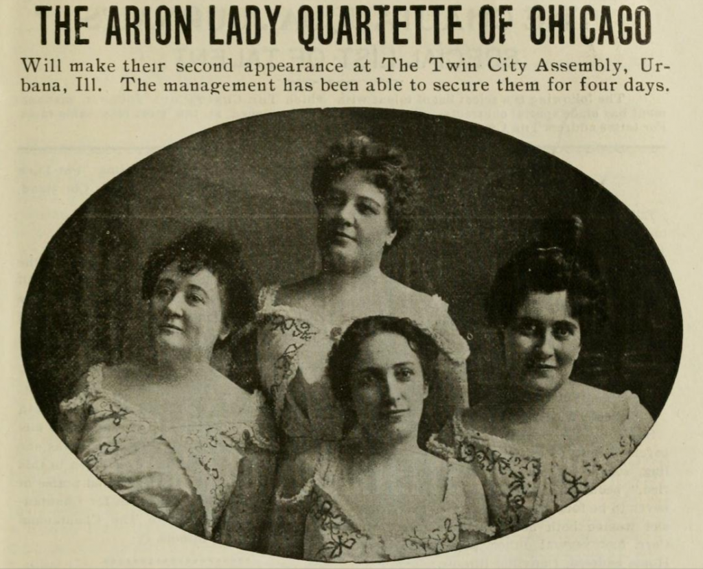 Arion Lady Quartette of Chicago