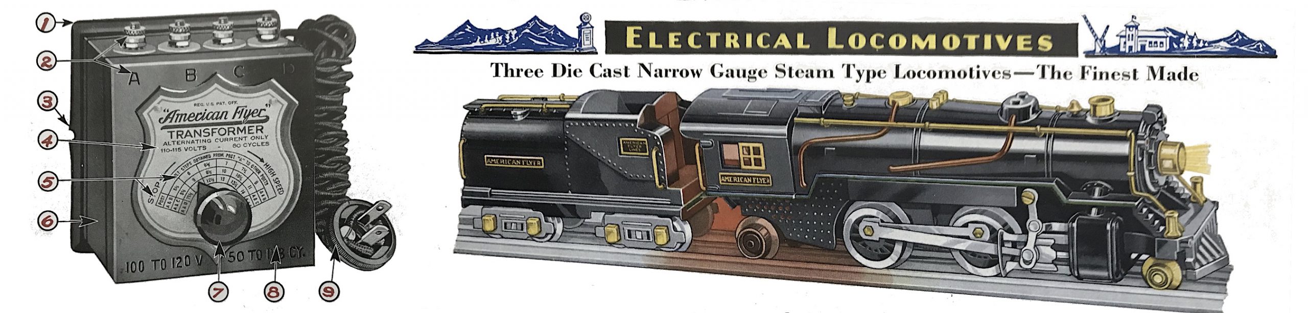 1950 american flyer train set value