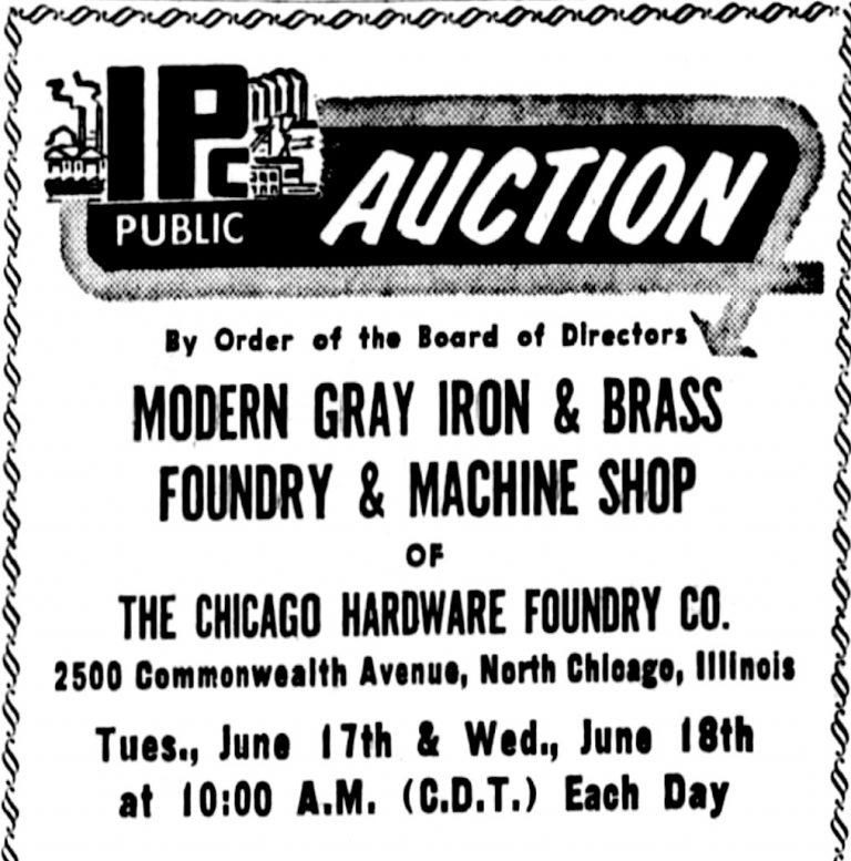 Chicago Hardware Foundry Co. & Harper Supply Co., est. 1897 MadeinChicago Museum