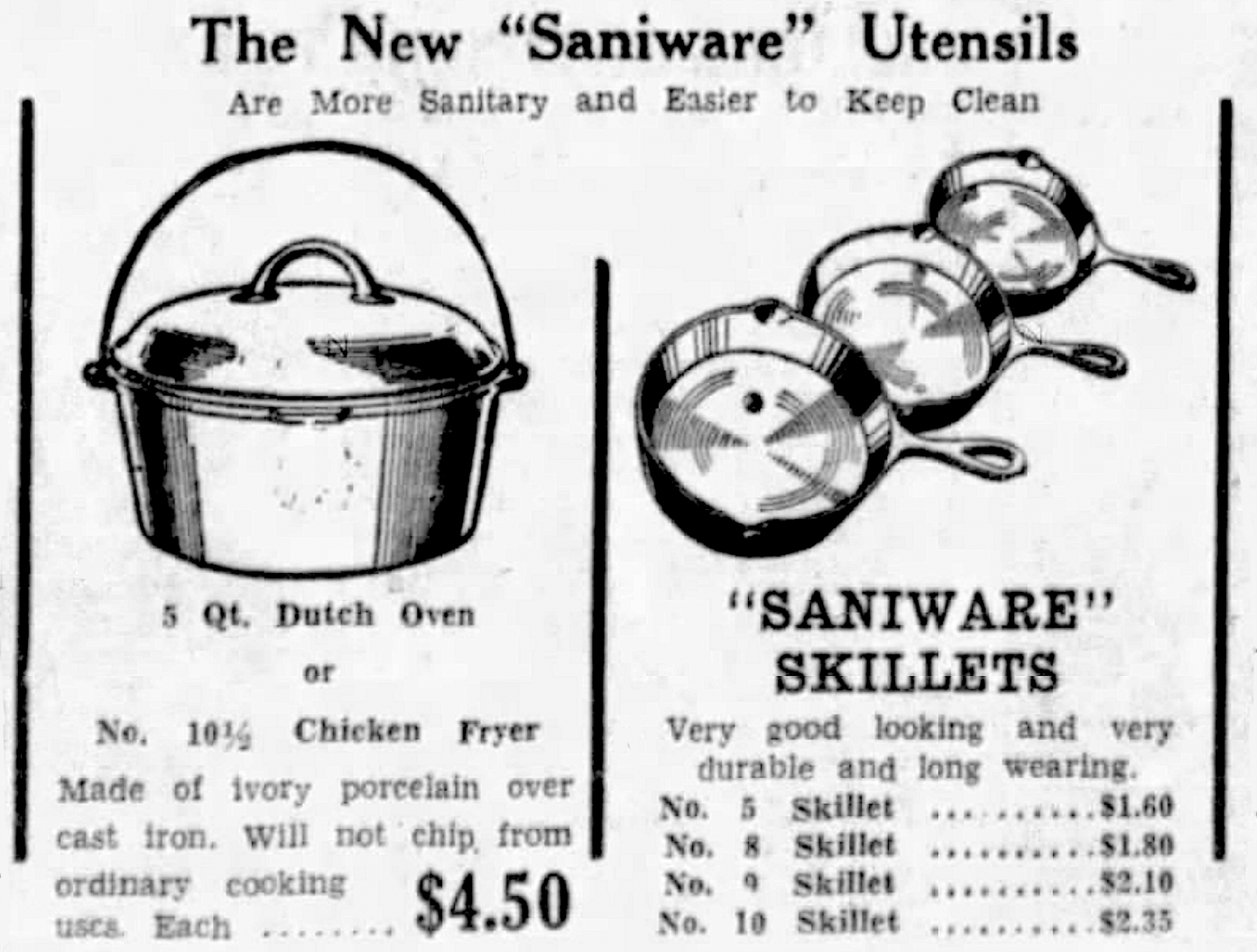 Chicago Hardware Foundry Co. & Harper Supply Co., est. 1897 Madein