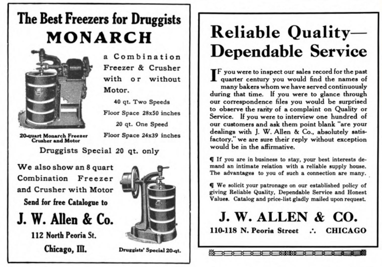 J. W. Allen & Co., est. 1881 MadeinChicago Museum