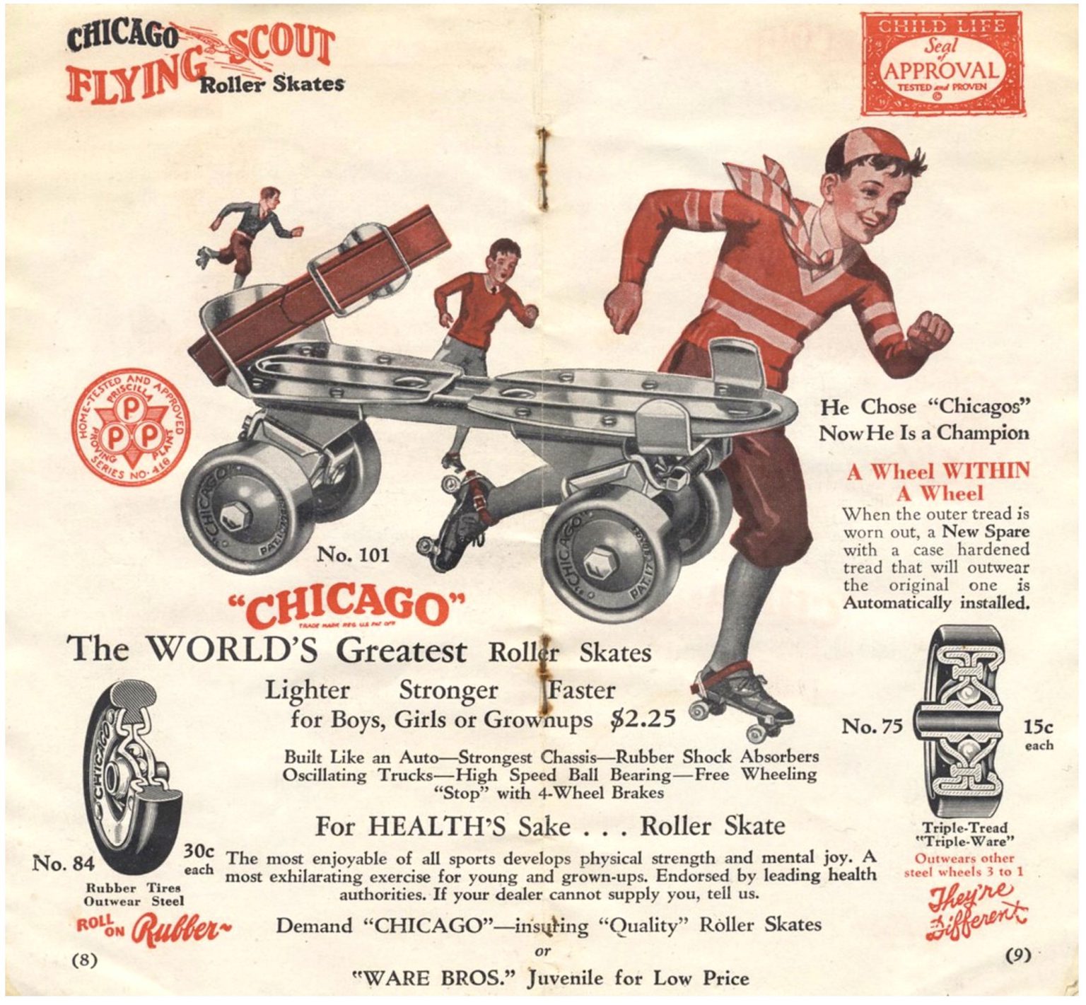 Chicago Roller Skate Co., est. 1905 MadeinChicago Museum