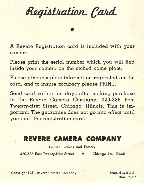 Reel Neat, From the Revere Camera Company of Chicago, Illin…