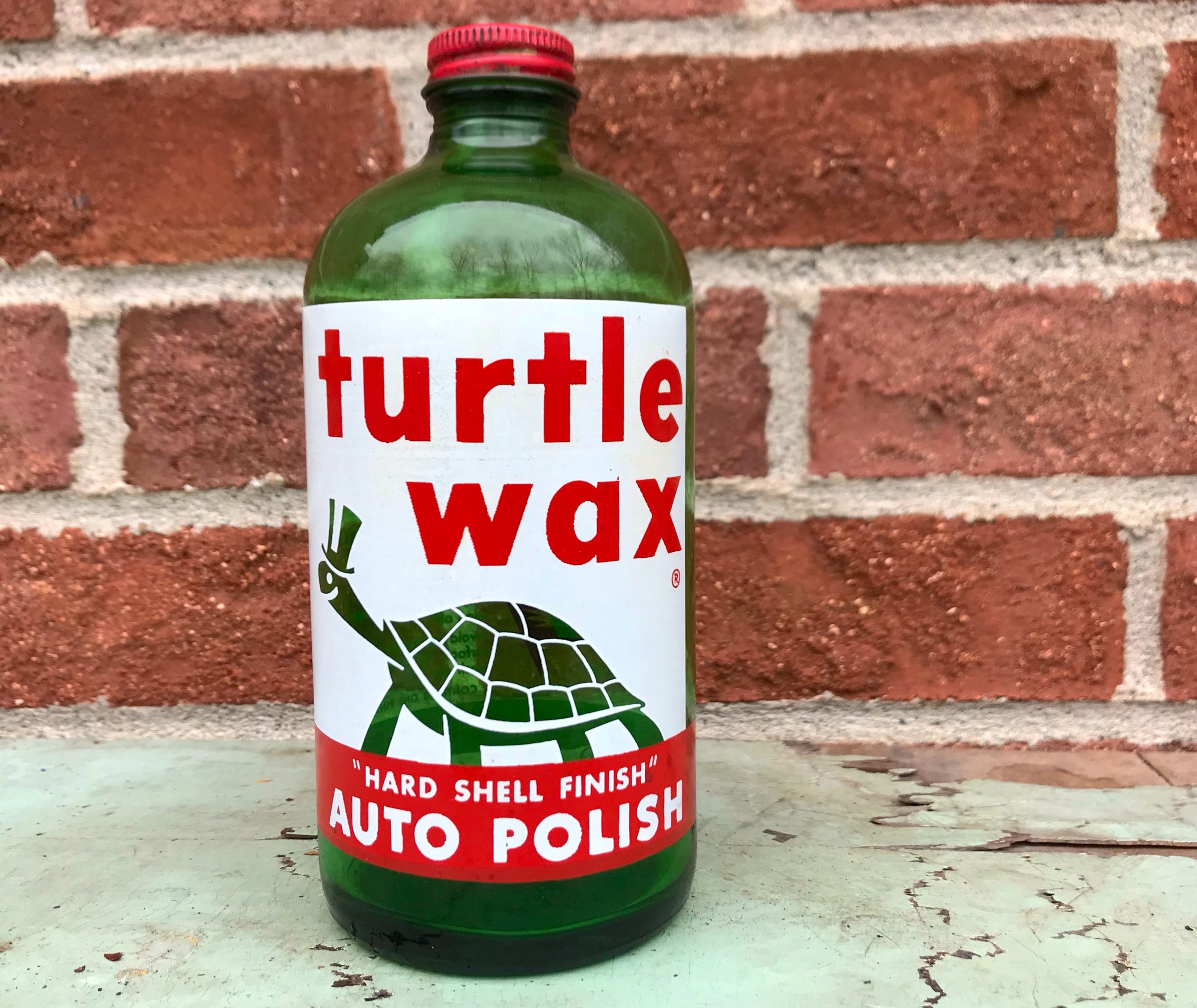Turtle Wax Auto Polish Bottle 1950s