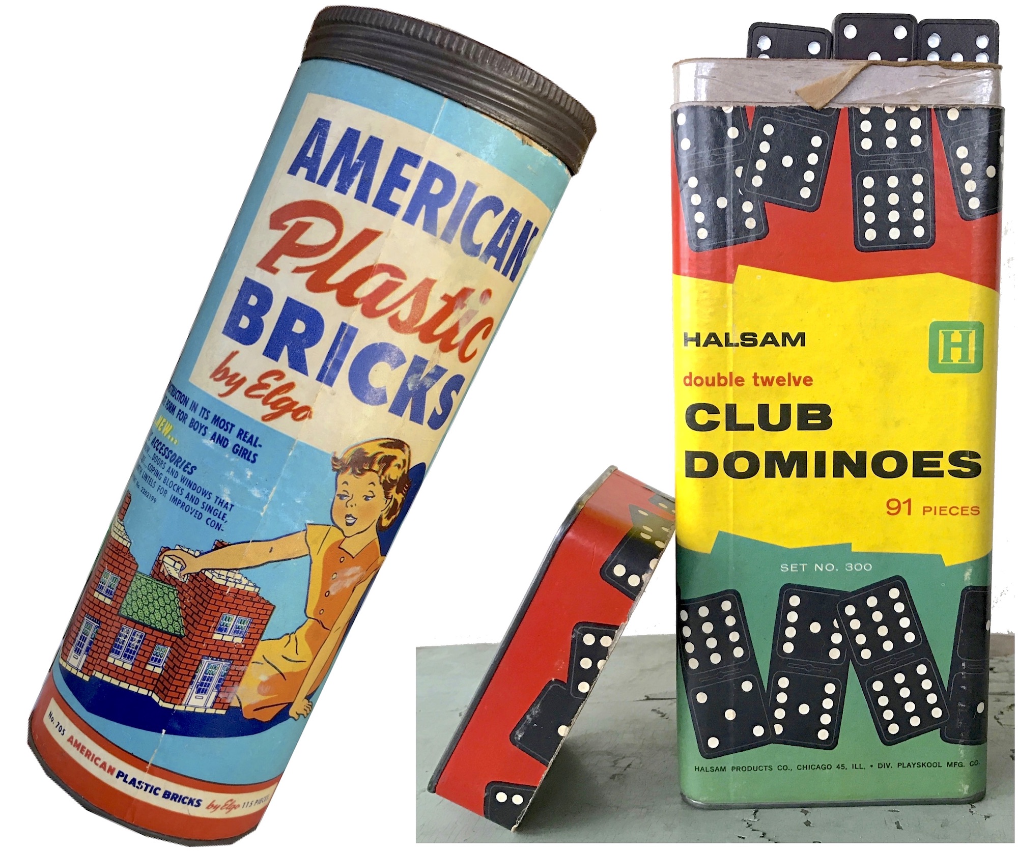 Details about   VINTAGE LARGE LOT OF Halsam American Plastic Bricks 1.5 LBS GALLON SIZE BAG 