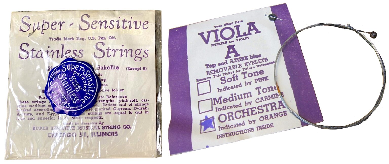 Super Sensitive Musical String Co., est. 1930 MadeinChicago Museum