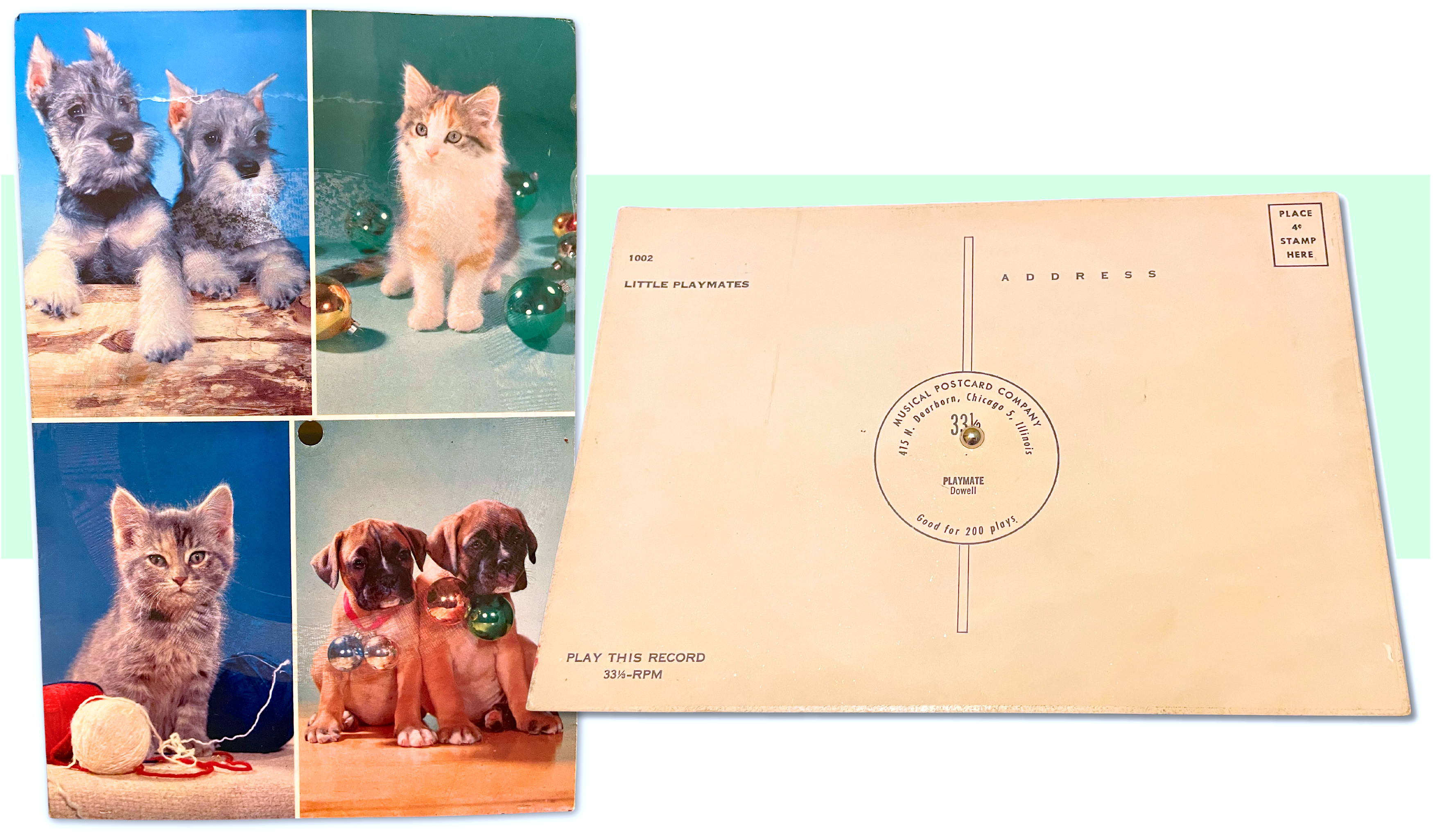 Musical Postcard Company, est. 1958
